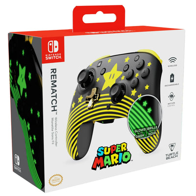 Turtle Beach Controller Rematch Wireless - Super Mario Star