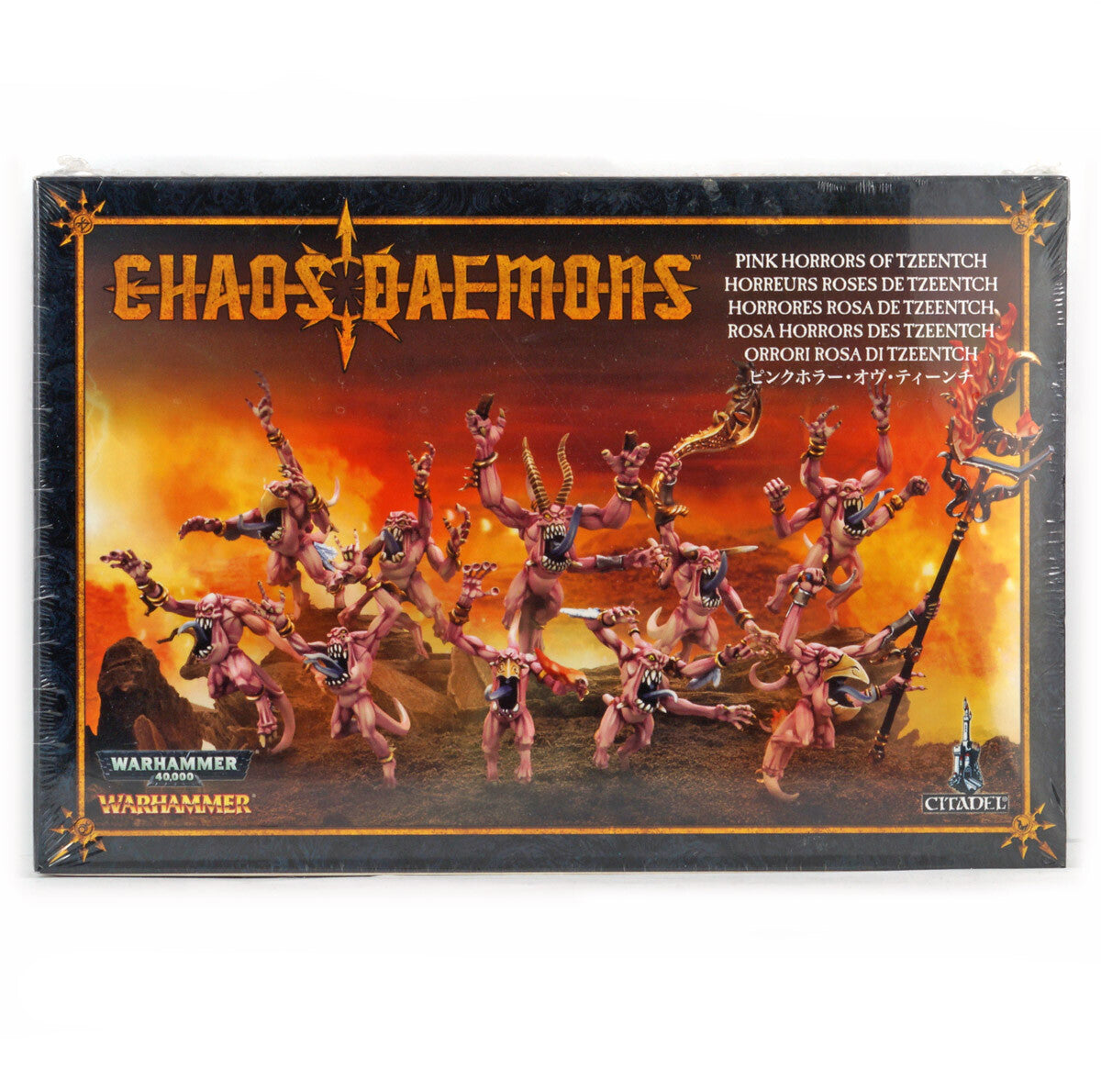 Warhammer 40K - Chaos Daemons Pink Horrors of Tzeentch - 10 Citadel Miniatures