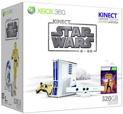 Xbox 360 Slim Console - 320GB - Star Wars Kinect Bundle (NTSC)