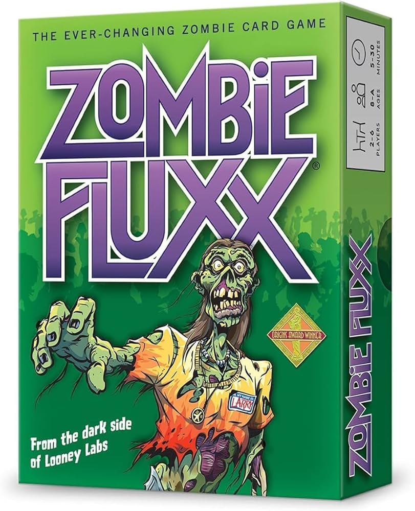 Zombie Fluxx , The Ever Changing Zombie - Card Game