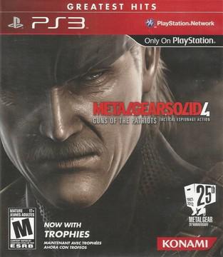 Metal Gear Solid 4 Guns of the Patriots [Greatest Hits] (NTSC)