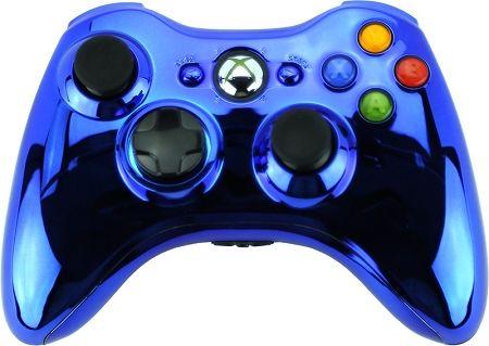 Xbox 360 Wireless Controller [Blue Chrome] (NTSC)