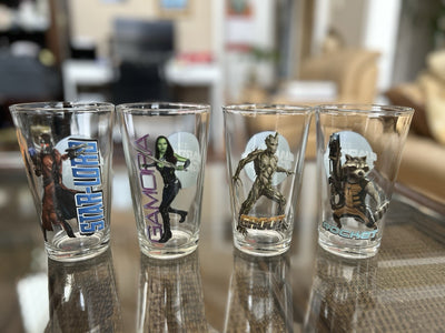 Guardians of The Galaxy - Set of Four Glasses