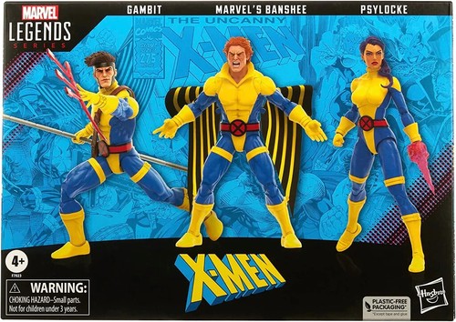 Marvel Legends Series - X-Men 60th - 3 Pack - Psylocke Gambit Banshee