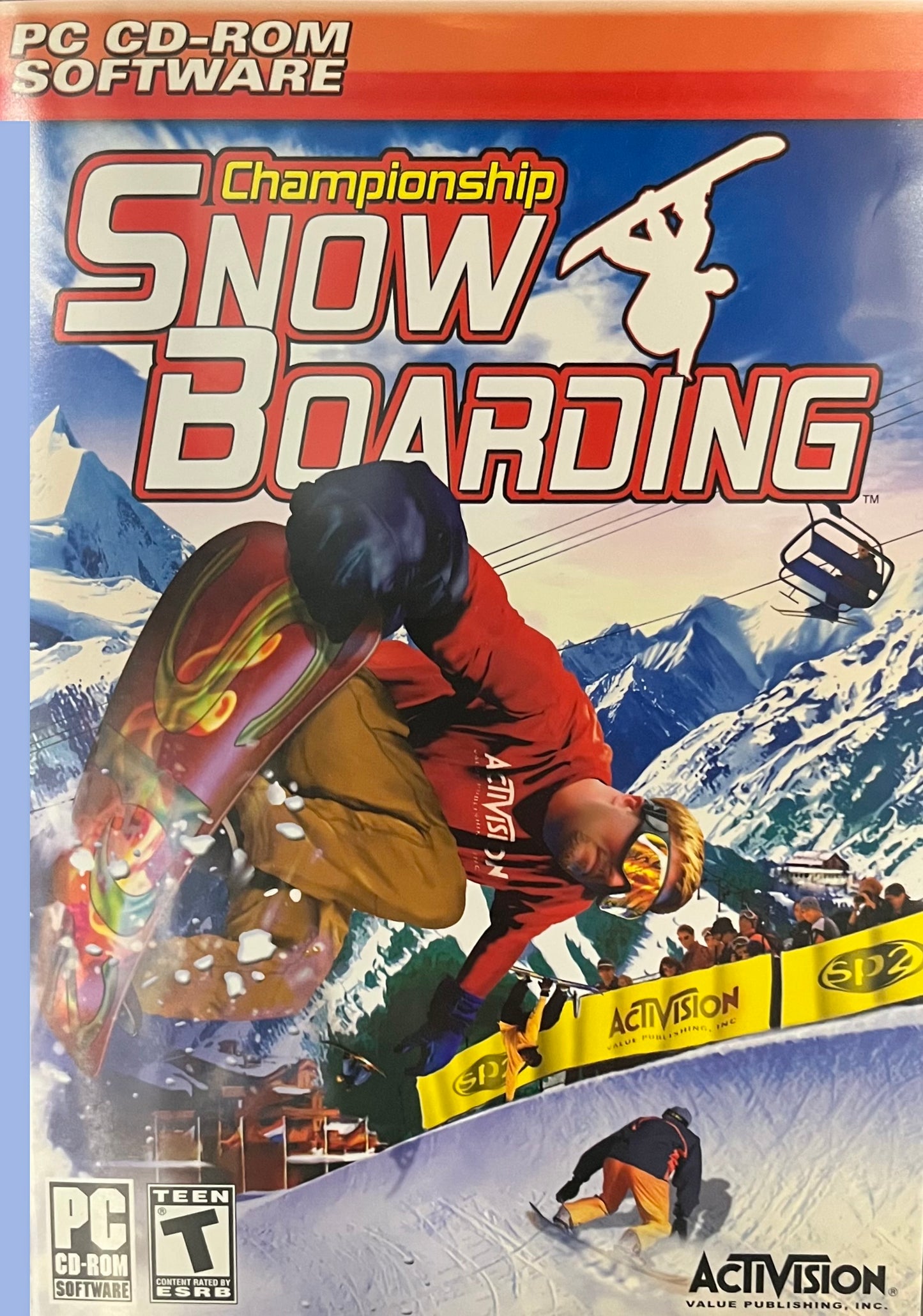 Championship snow boarding