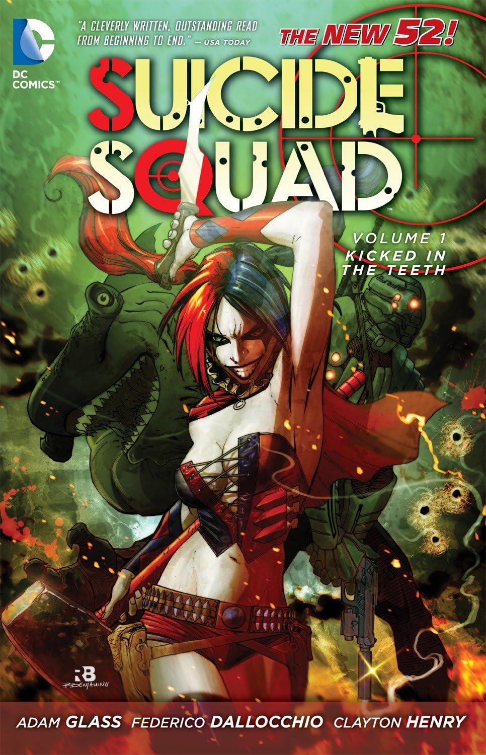 DC Comics The New 52!: Suicide Squad, Vol. 1 Kicked In The Teeth (Glass, Dallocchio, Henry)