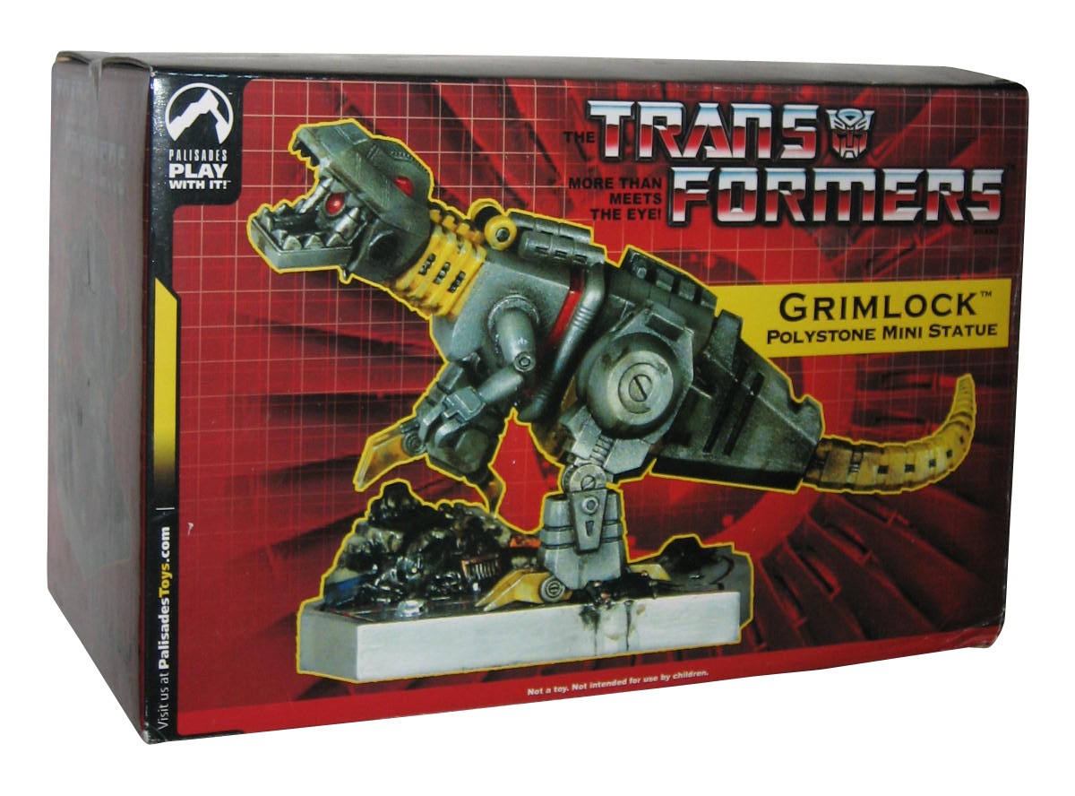 transformers grimlock polystone mini statue